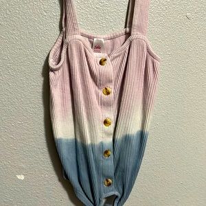 Crop top size:12 brand:Justice 98% cotton 2% elostone